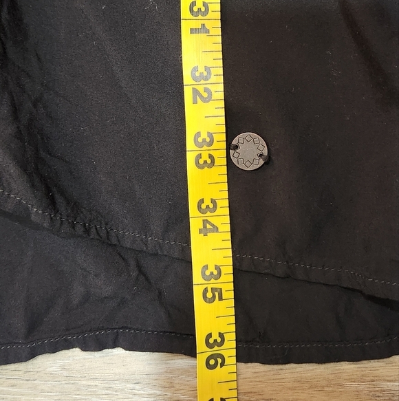 Numph Black Short Beach Coverup Sleeve Dress Size 40 Or Size 10 - Picture 2 of 14